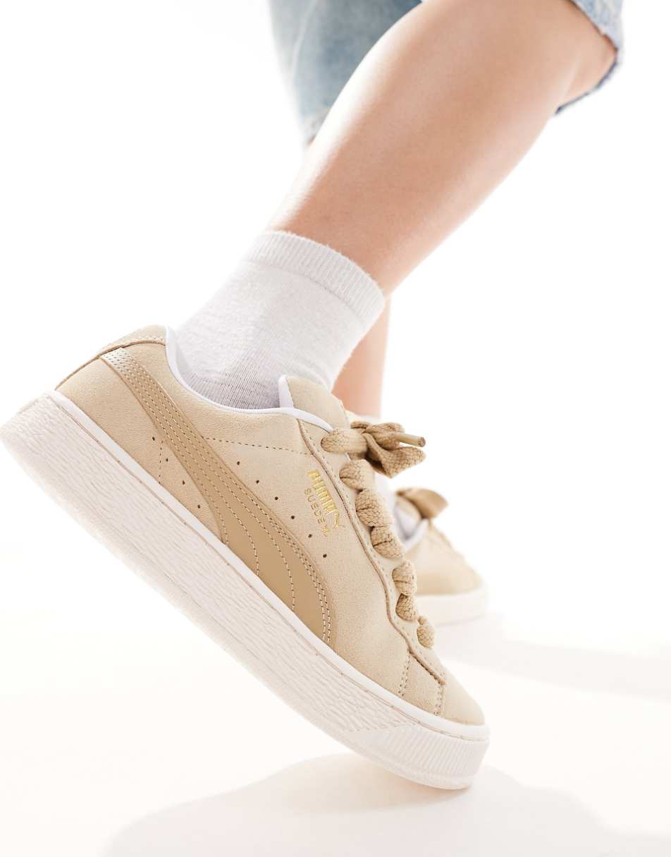 PUMA Suede XL sneakers in beige