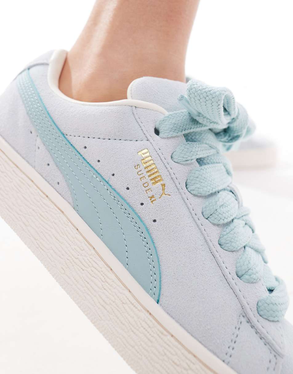 PUMA Suede XL sneakers in light blue