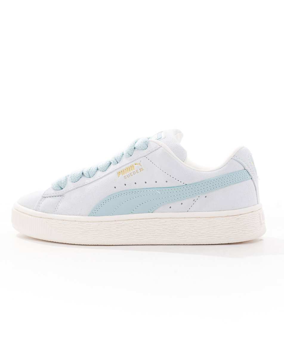 PUMA Suede XL sneakers in light blue