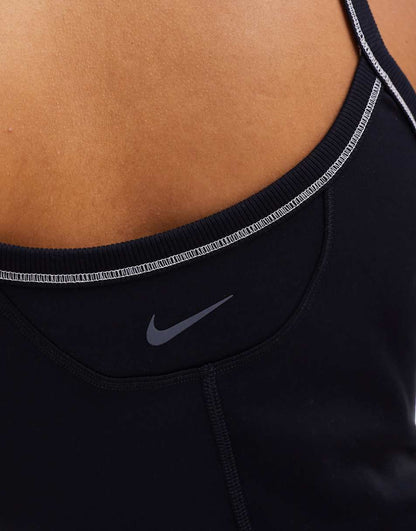 Nike One Training Capsule stitch detail unitard in black