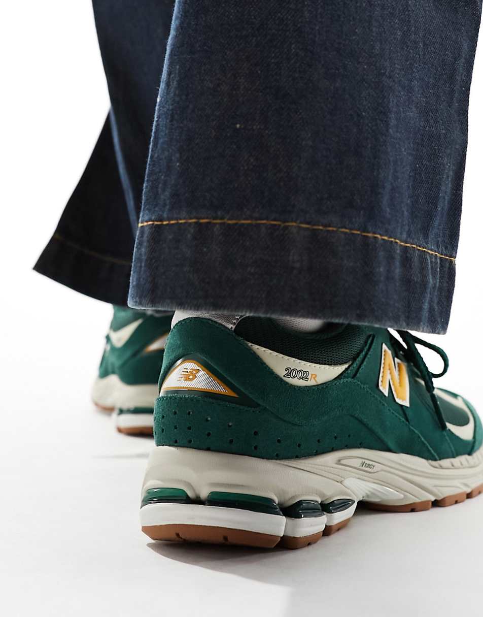 New Balance 2002 sneakers in green exclusive to ASOS