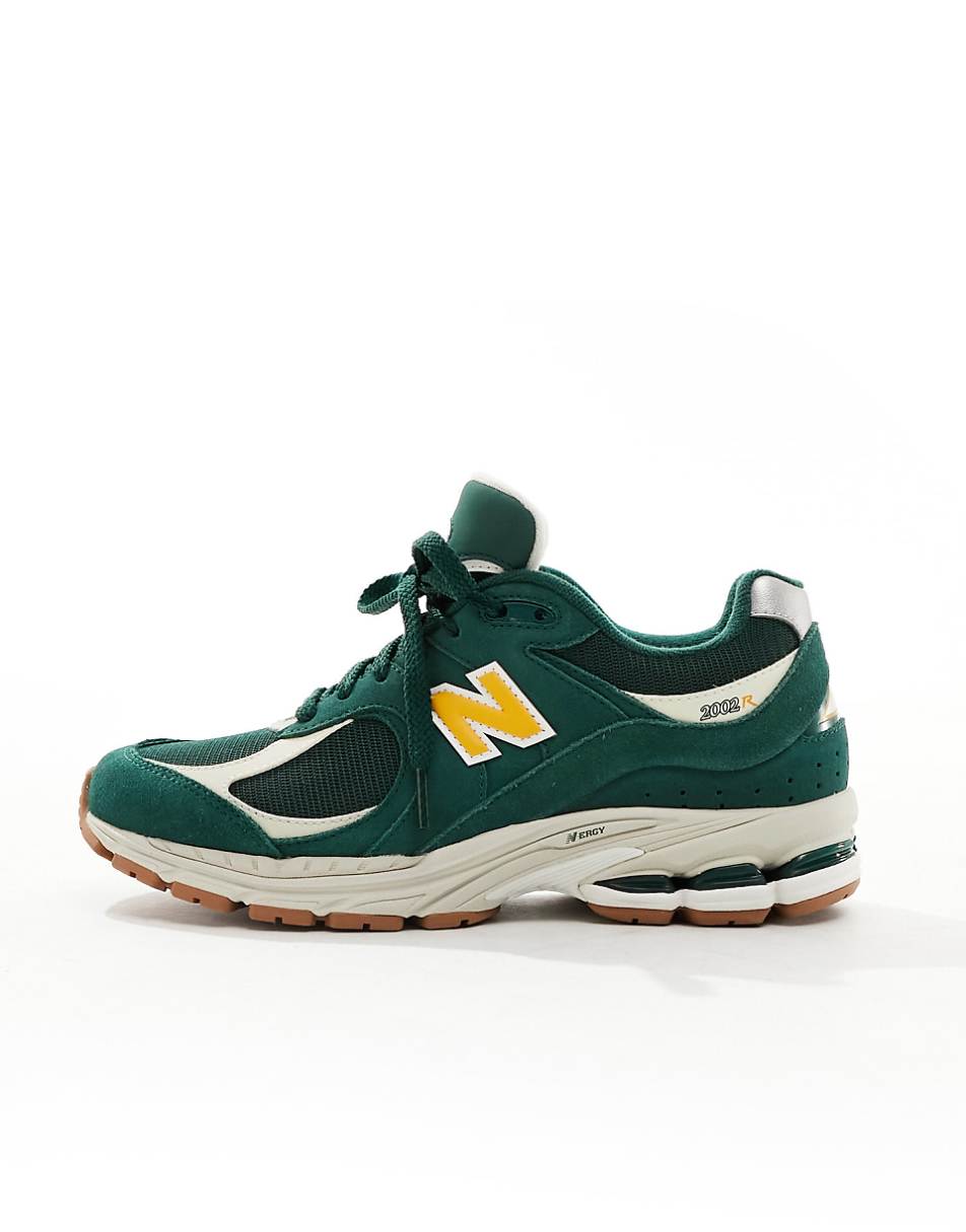 New Balance 2002 sneakers in green exclusive to ASOS