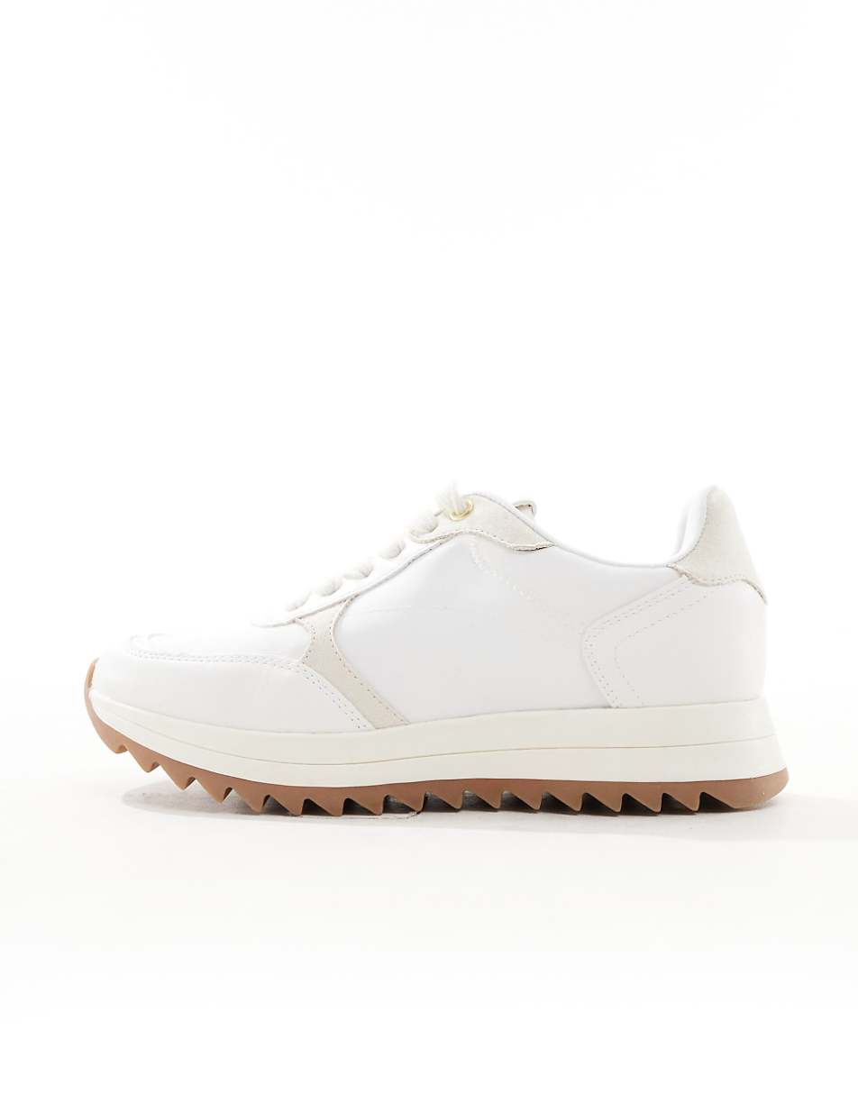 ASOS DESIGN Dapper runner sneakers in white