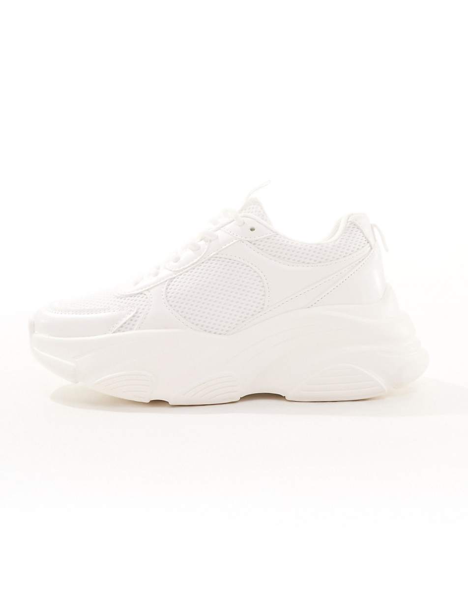 ASOS DESIGN Drop sneakers in white