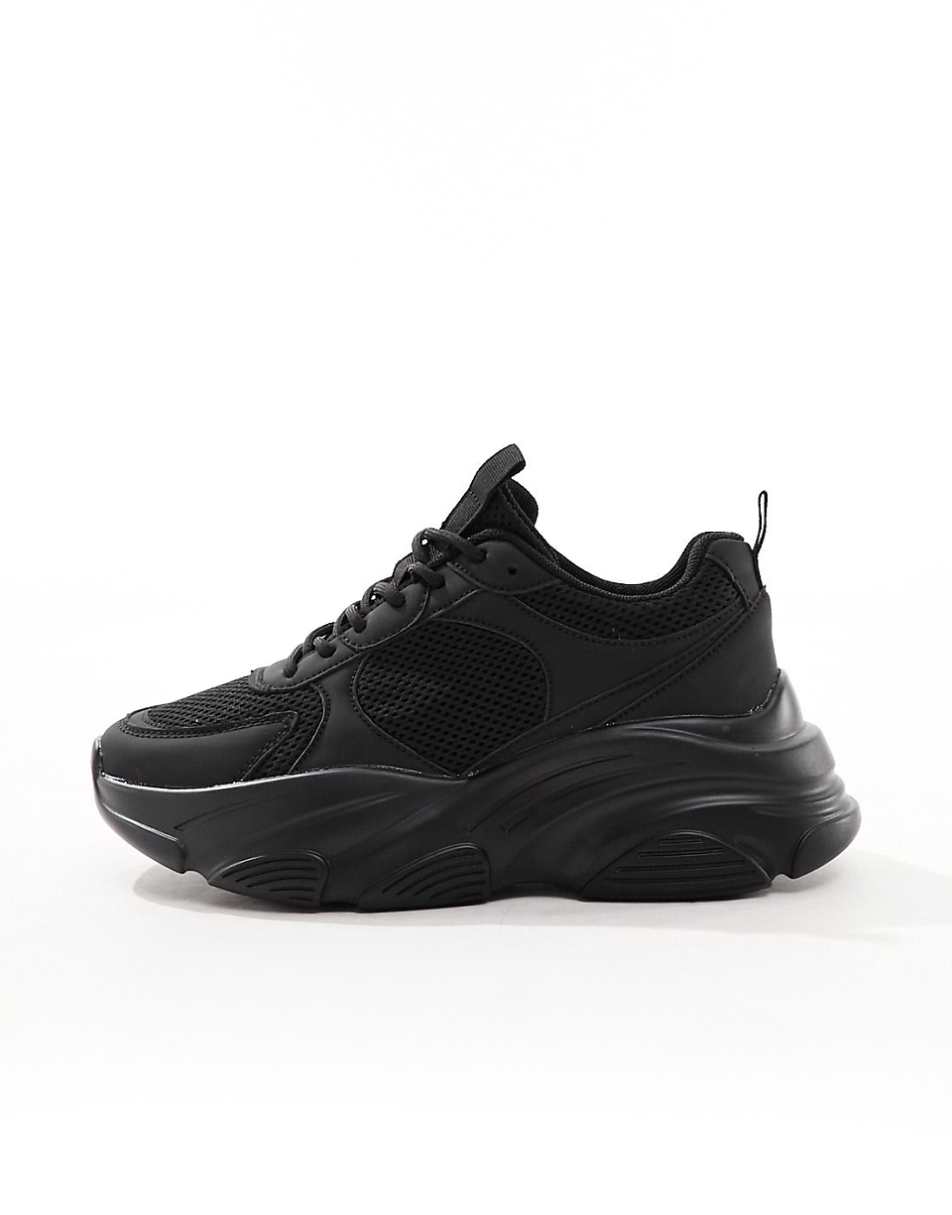 ASOS DESIGN Drop sneakers in black