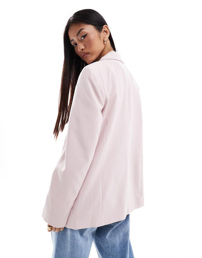Miss Selfridge blazer in dusty pink