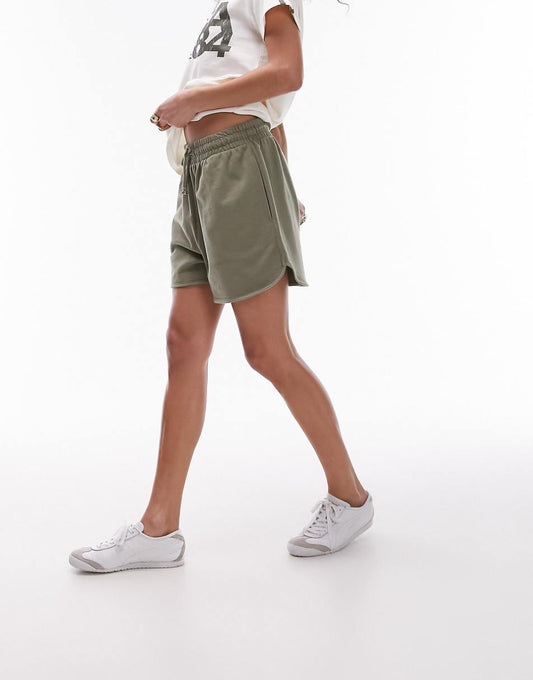 Topshop jogging short in khaki