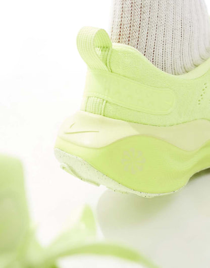 Nike Running Infinity Run sneakers in lime green