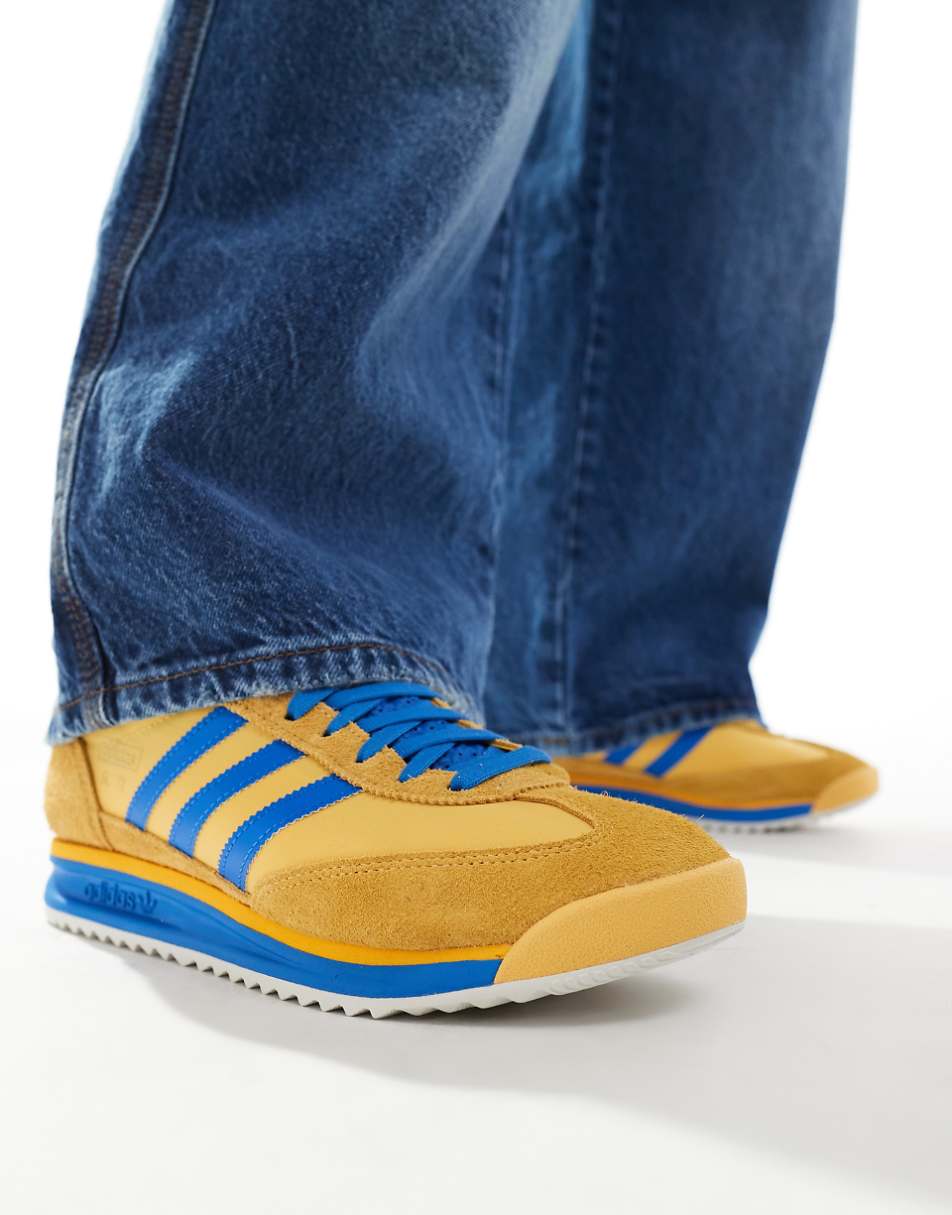 adidas Originals SL72 Retro Sport sneakers in yellow and blue