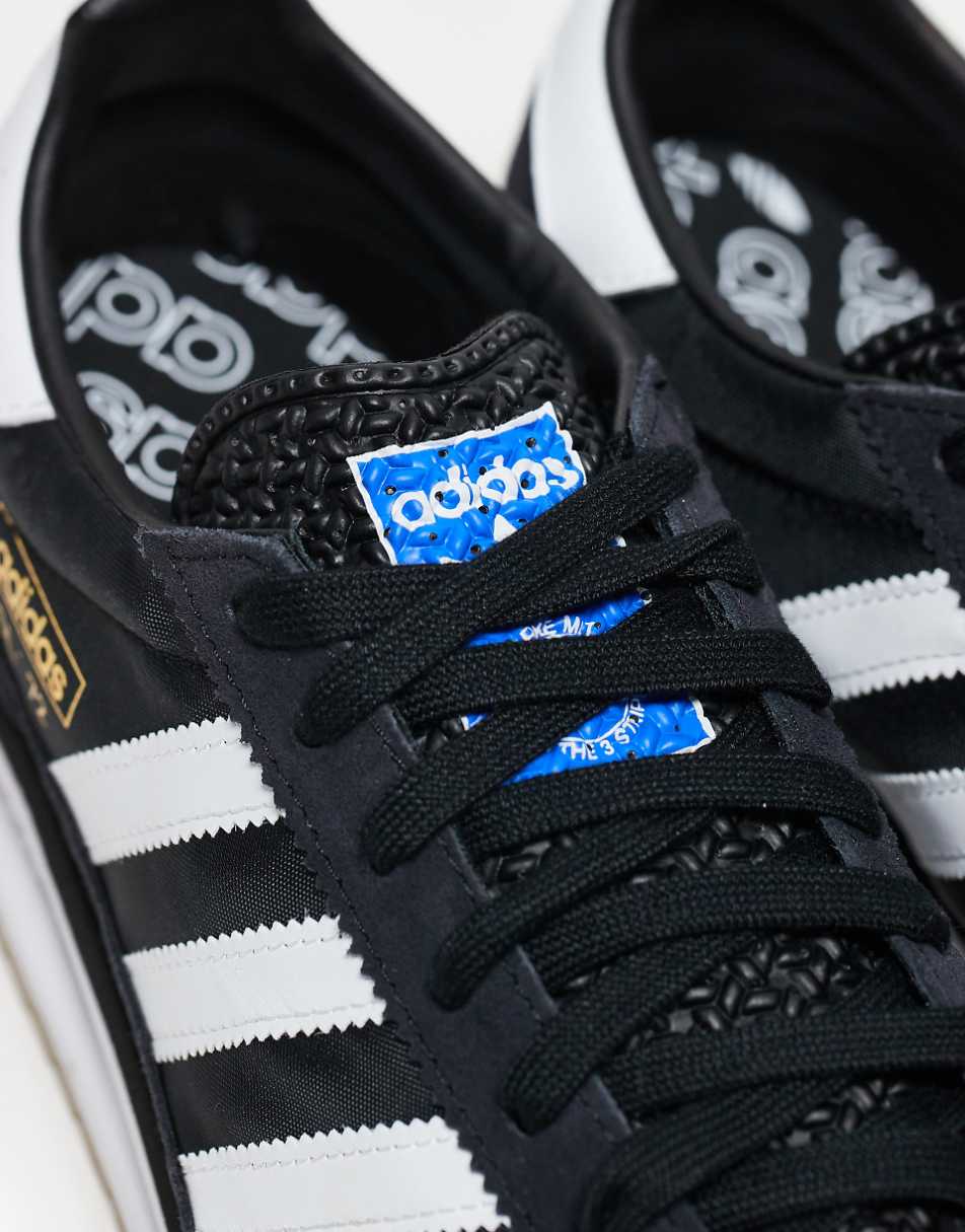 adidas Originals SL72 Retro Sport sneakers in black and white