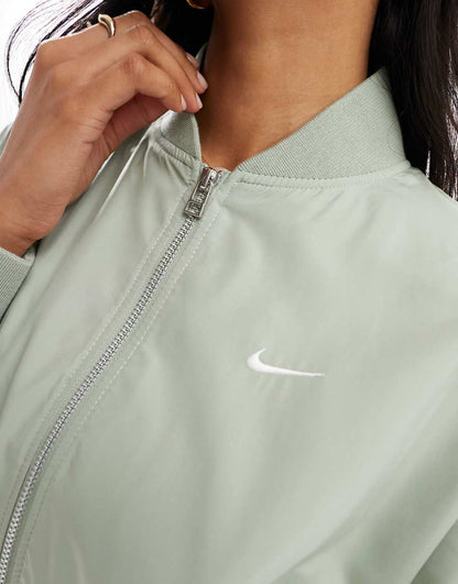 Nike Woven bomber jacket in khaki