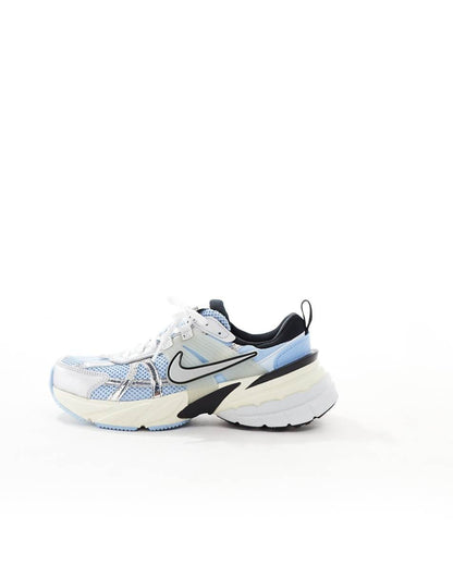 Nike V2K Run sneakers in blue and silver
