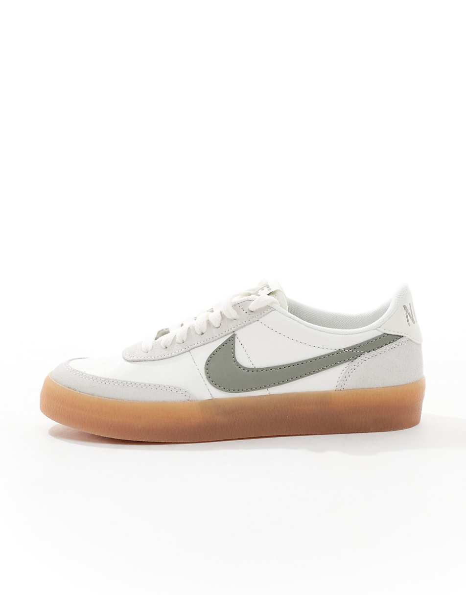 Nike Killshot 2 sneakers in white and green