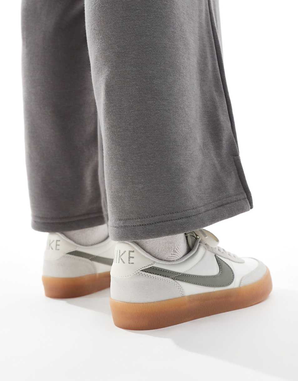Nike Killshot 2 sneakers in white and green