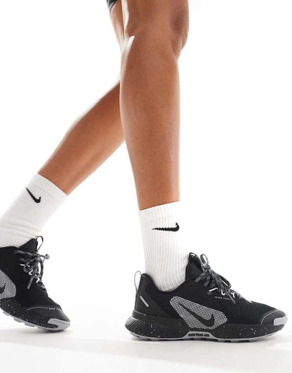 Nike Running Juniper Trail 3 sneakers in black