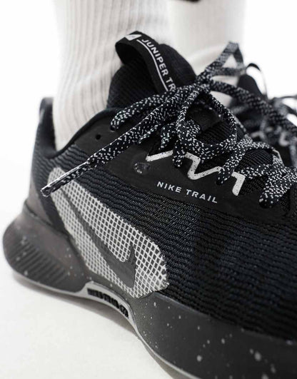 Nike Running Juniper Trail 3 sneakers in black