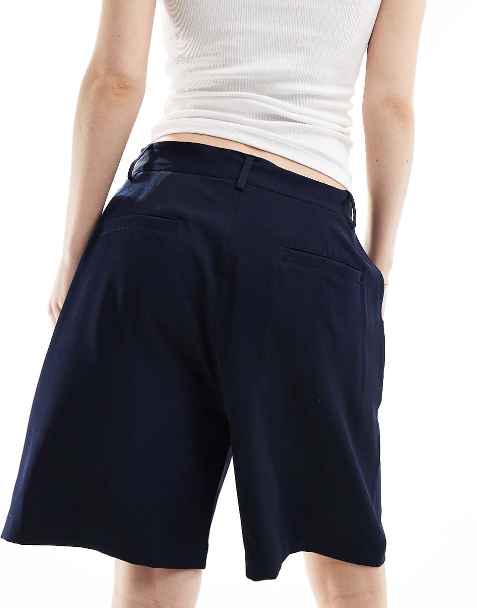 Sixth June Tailored long shorts in navy