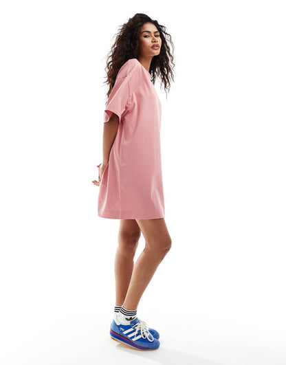COLLUSION mini T-shirt dress in pink