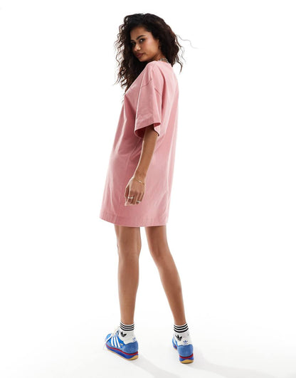 COLLUSION mini T-shirt dress in pink