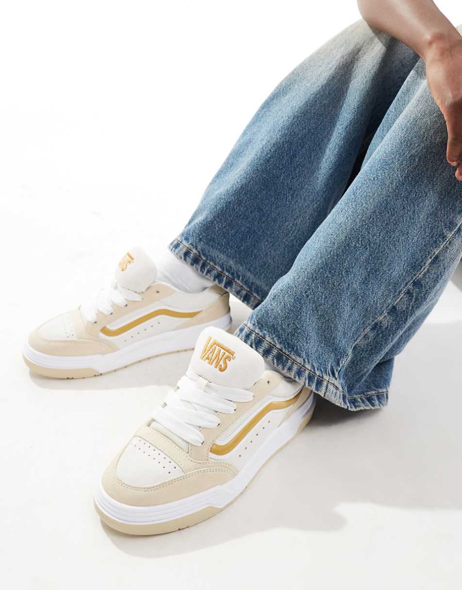 Vans Hylane sneakers in yellow and cream