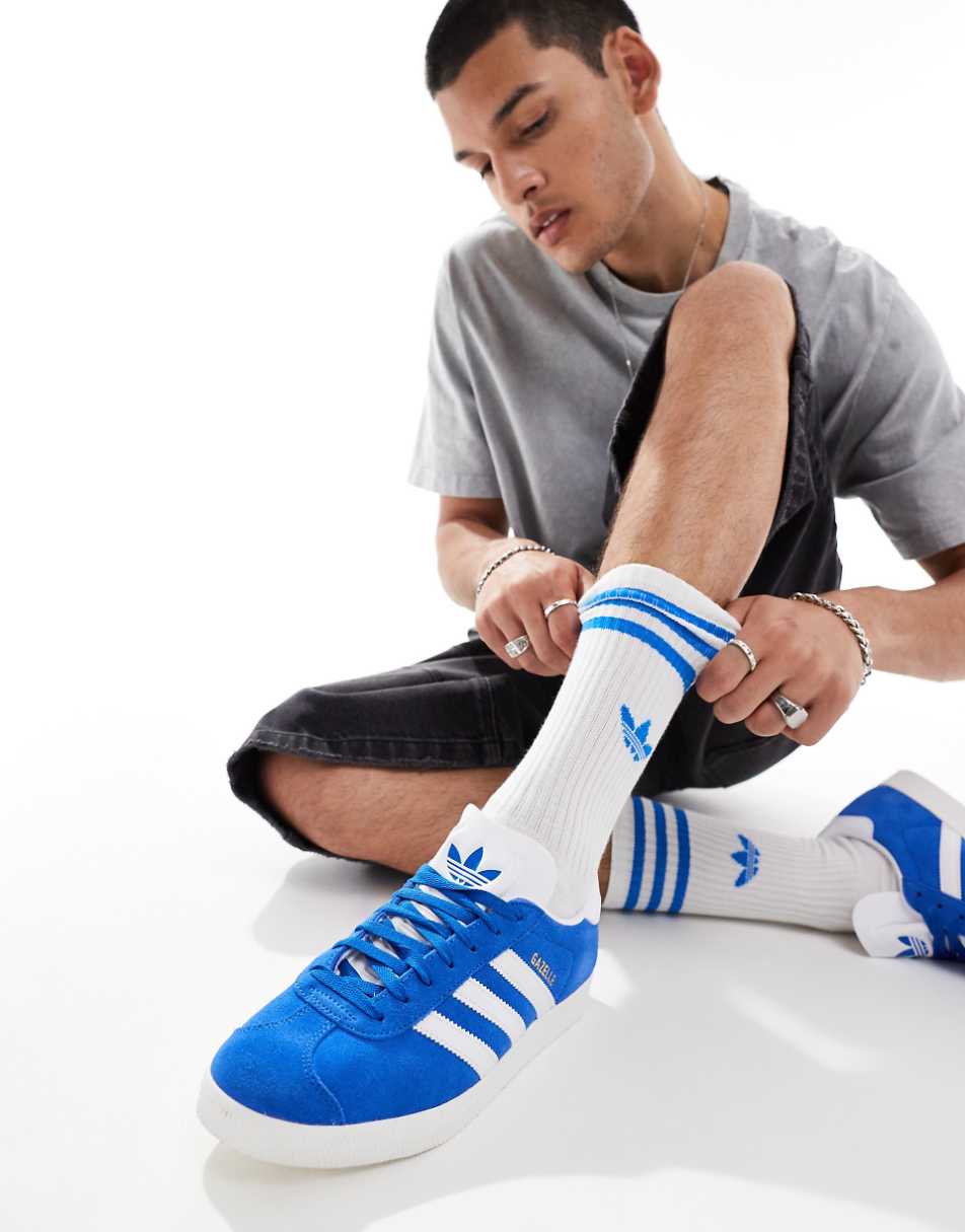 adidas Originals Gazelle sneakers in blue