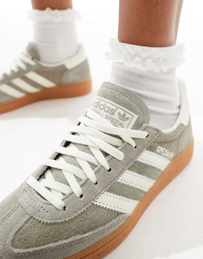 adidas Originals Handball Spezial sneakers in gray and white