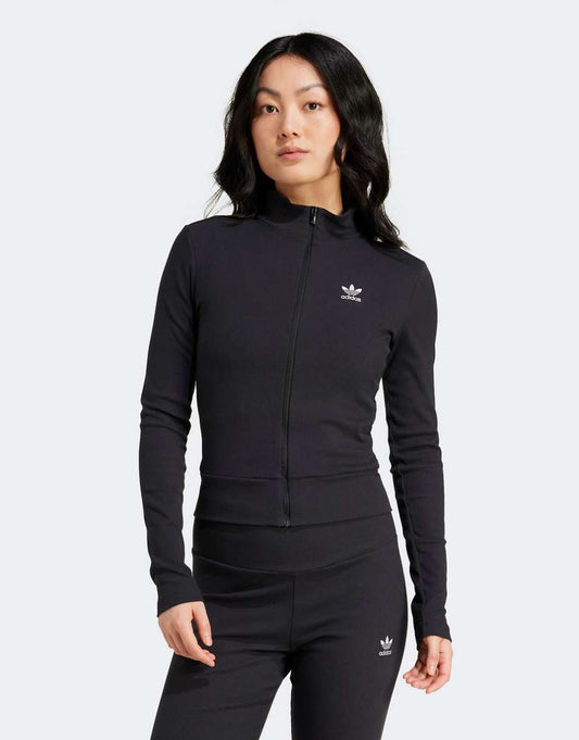 adidas Originals Essentials track top in black