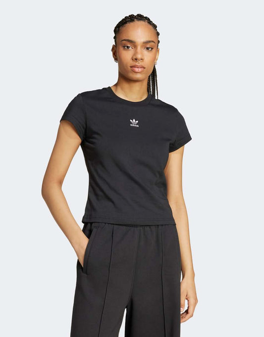 adidas Originals Essentials slim fit T-shirt in black