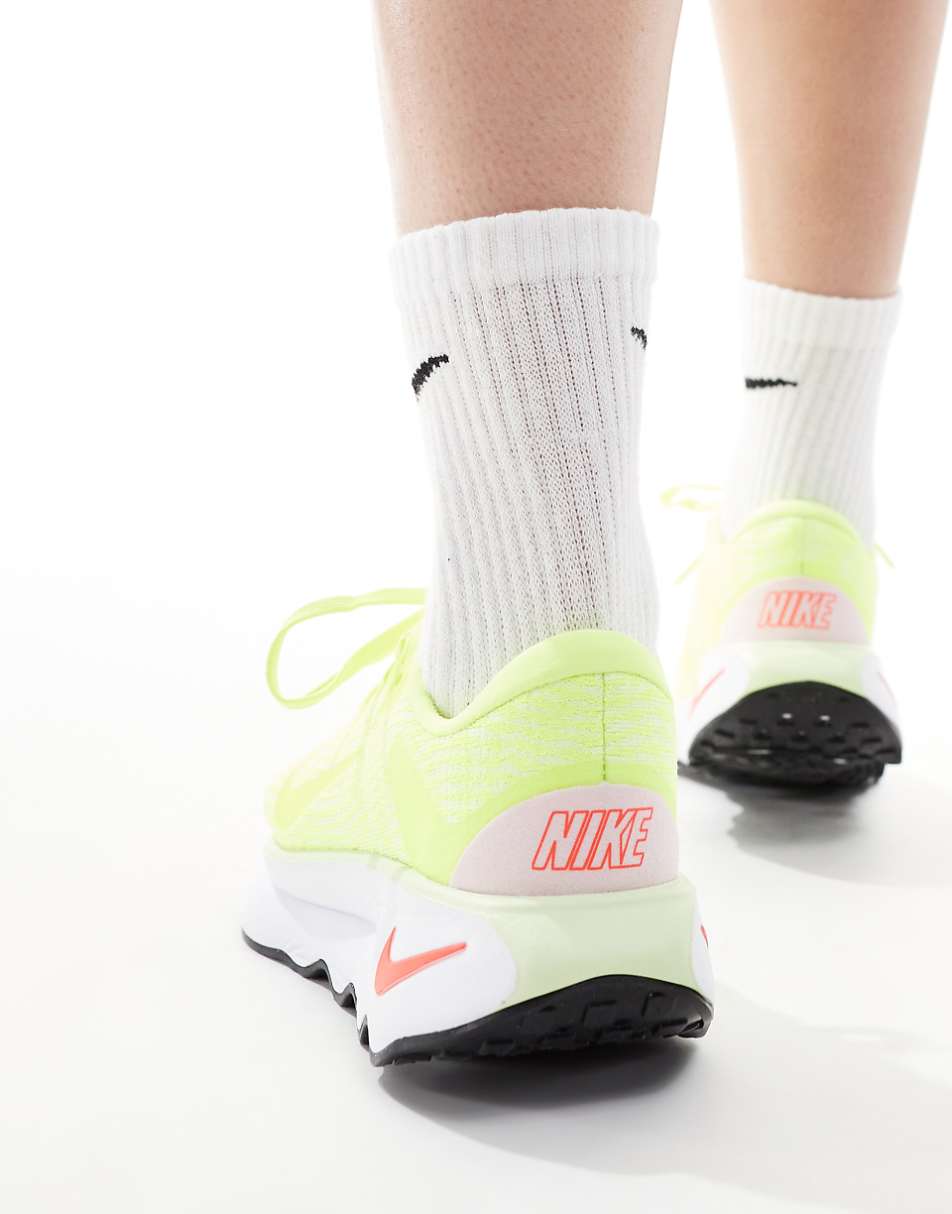 Nike Training Motiva sneakers in neon green