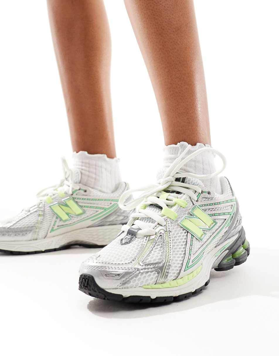 New Balance 1906 neon unisex sneakers in green -Exclusive to ASOS