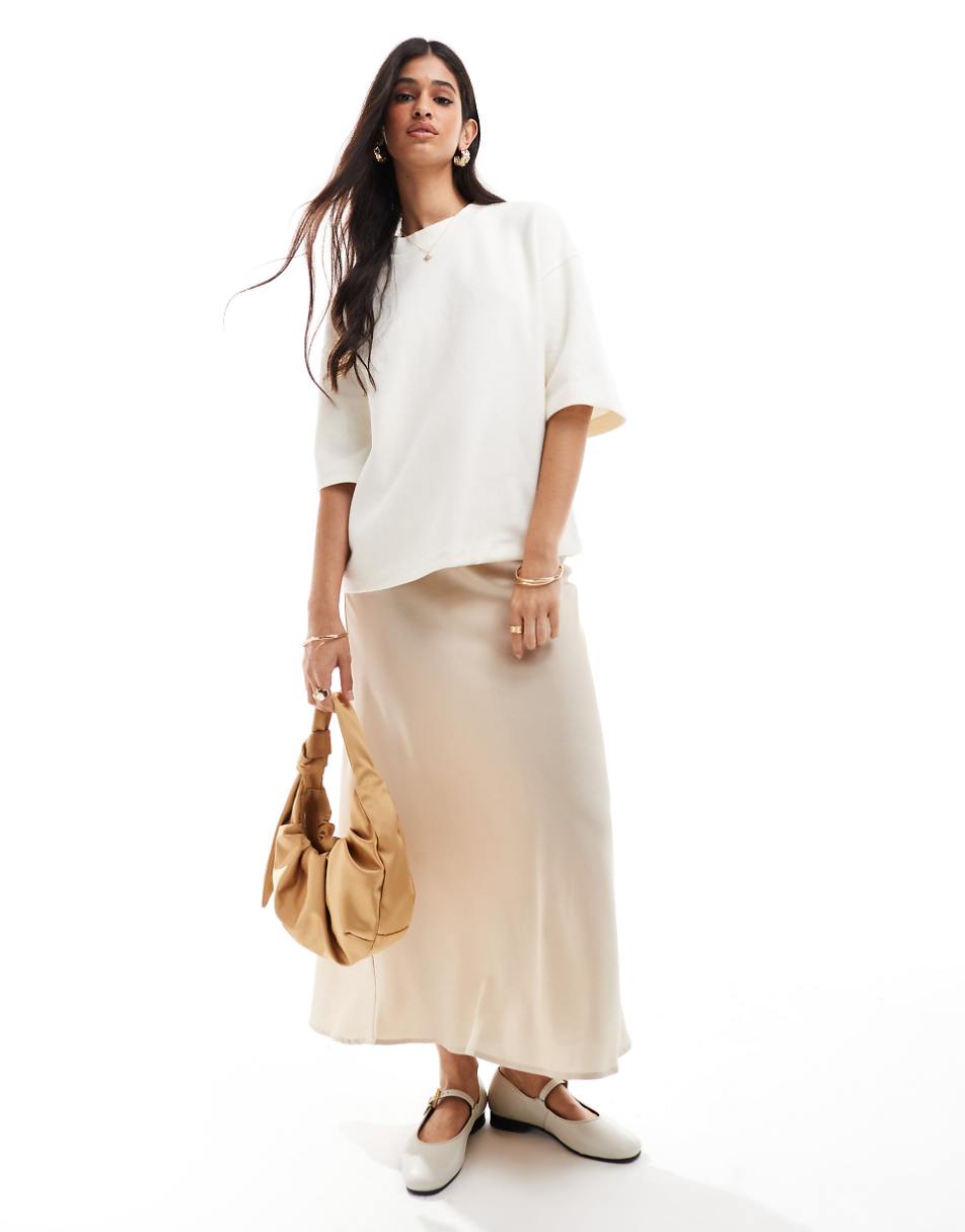 ASOS DESIGN supersoft boxy T-shirt in white