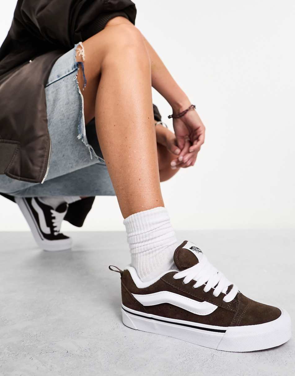 Vans Knu Skool sneakers in brown