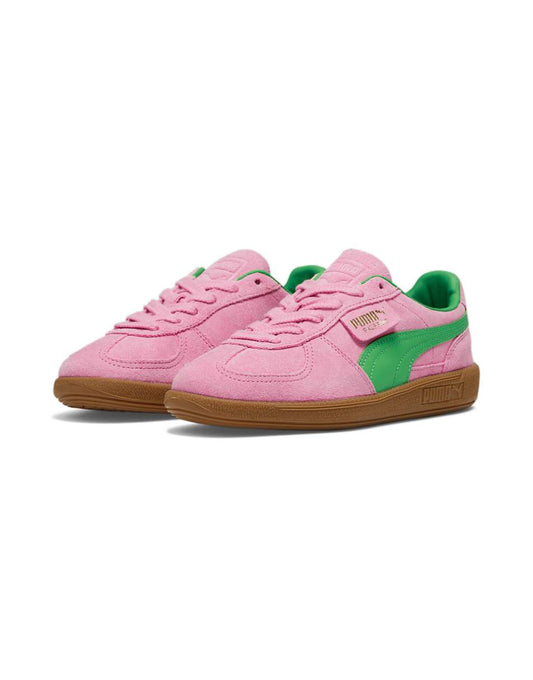 PUMA Palermo Special sneakers in pink and green