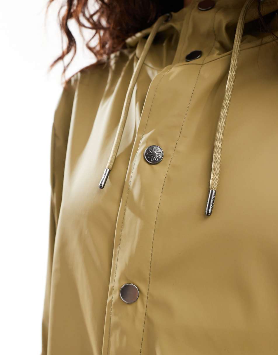 Rains 12010 waterproof short jacket in khaki