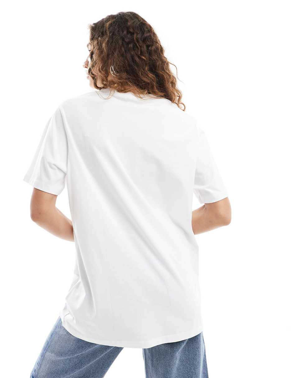 Monki oversized t-shirt in white