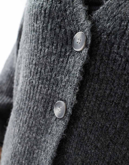 Cotton On oversized cardigan in charcoal heather