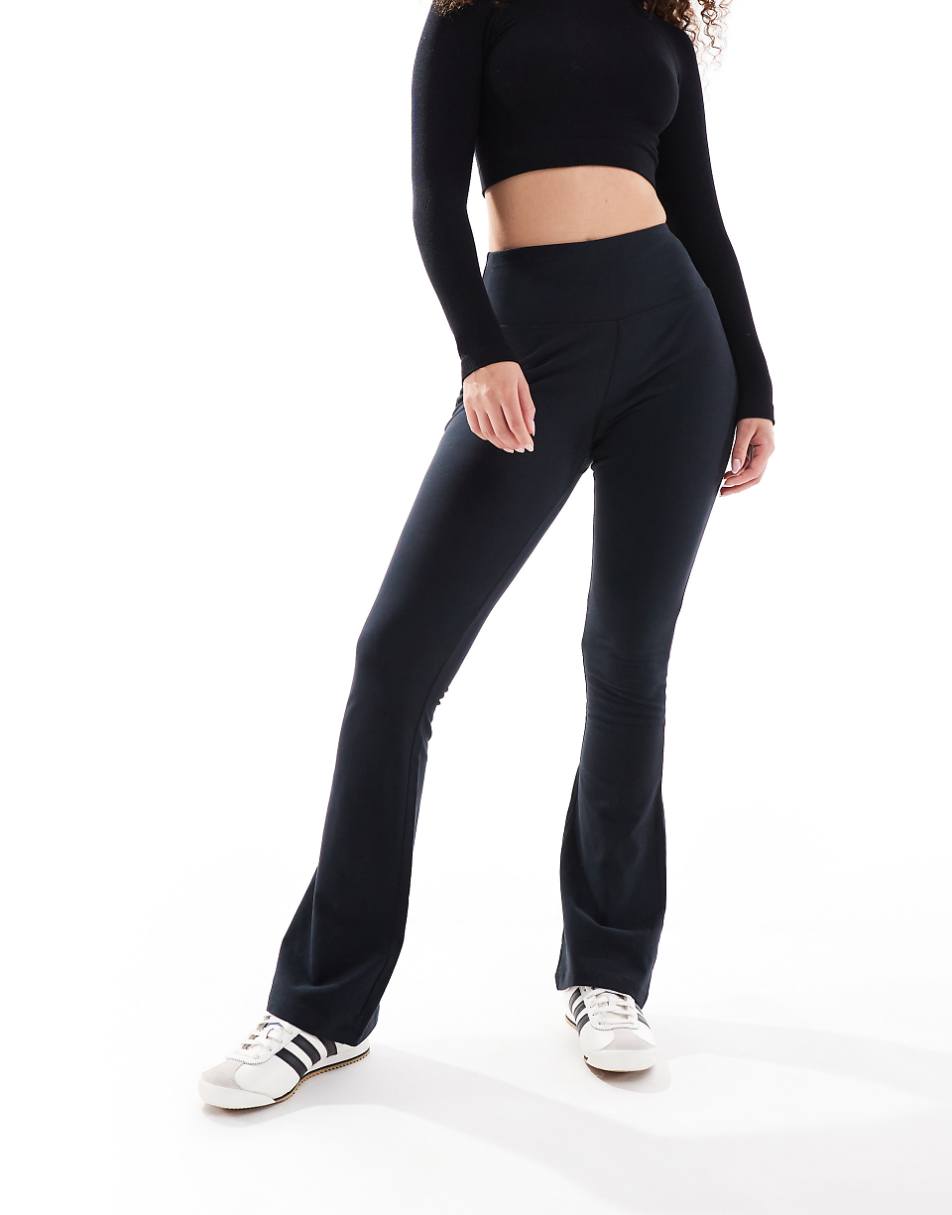 ASOS 4505 Hourglass Icon slim kick soft touch yoga leggings in black