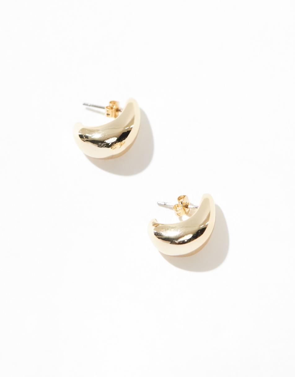 & Other Stories teardrop stud earrings in gold