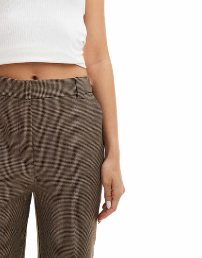 ASOS DESIGN tailored pants in plaid