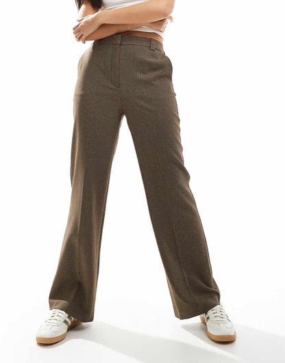 ASOS DESIGN tailored pants in plaid