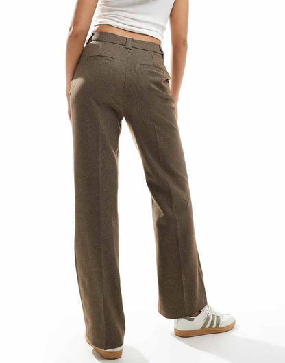 ASOS DESIGN tailored pants in plaid