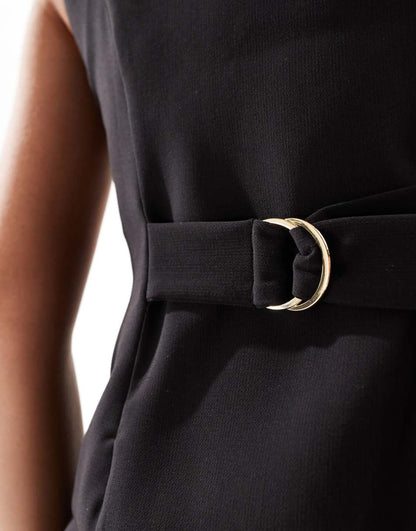 Closet London vest in black - part of a set