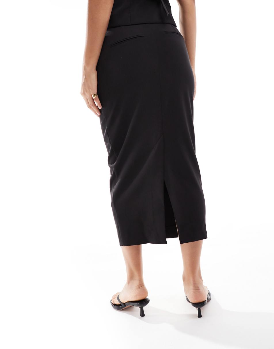 Closet London maxi skirt in black - part of a set