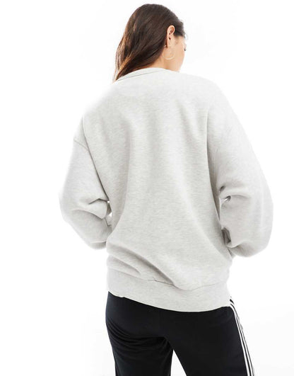 Bershka oversized sweatshirt in gray - part of a set