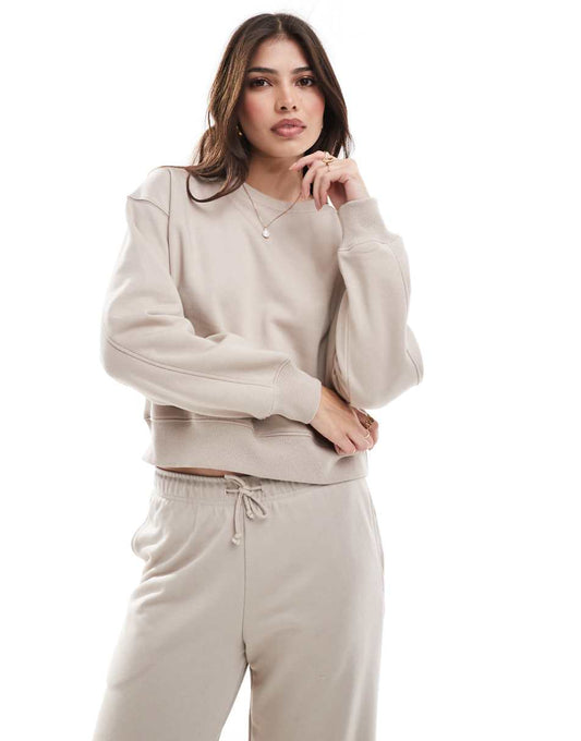 Stradivarius turtle neck sweater in beige